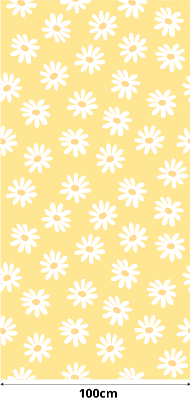 Daisy flowers for babies Modern roller blind - TenStickers