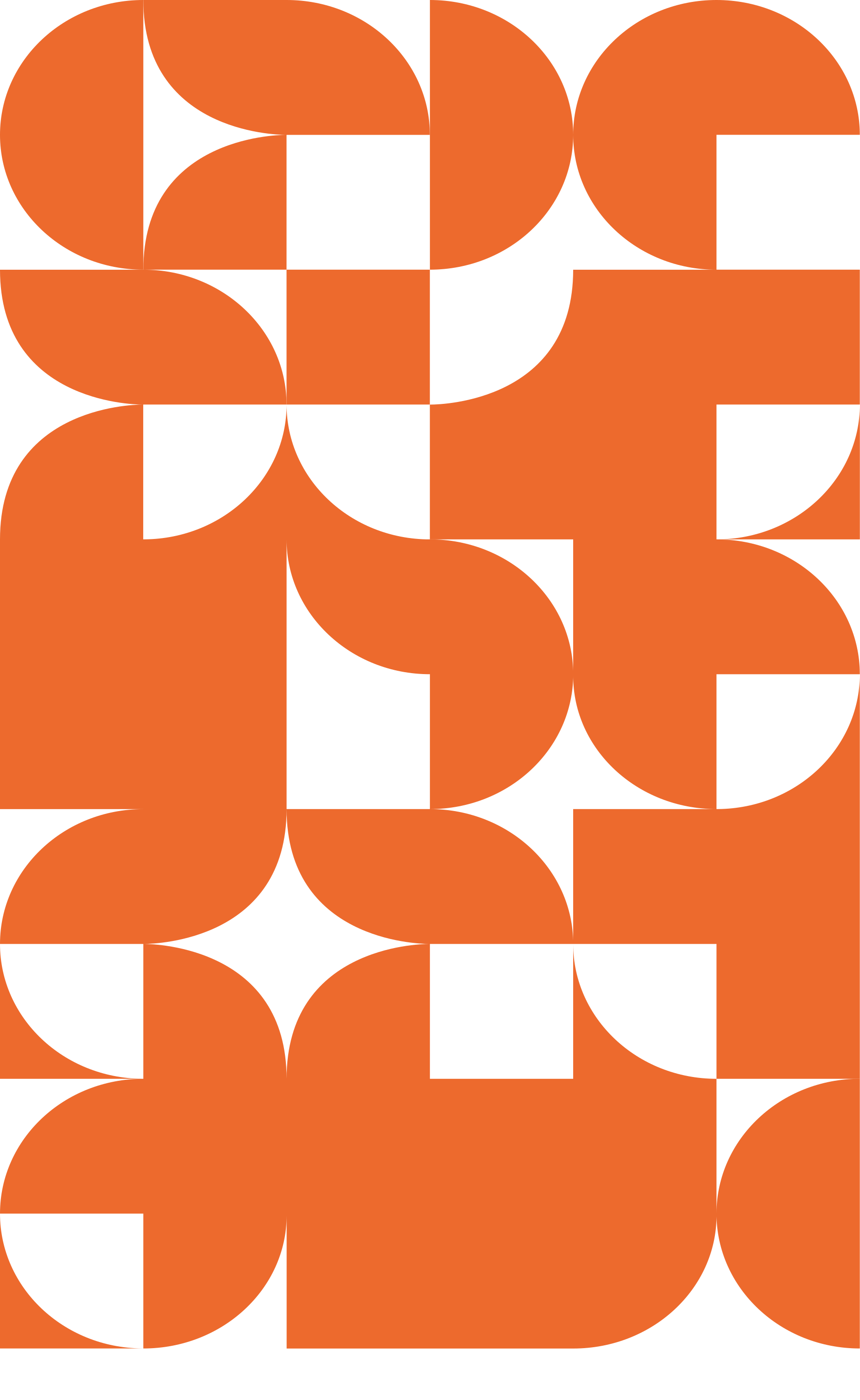 Store enrouleur moderne motifs géométriques orange - TenStickers