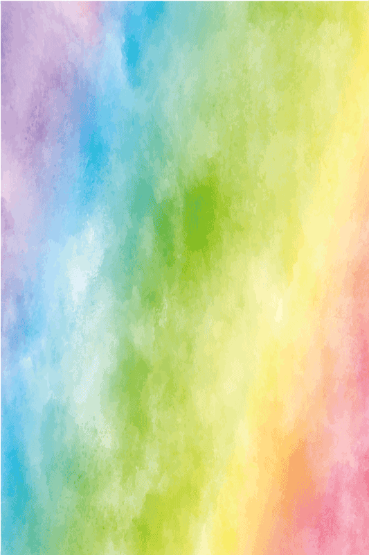Estor Infantil Arcoiris Brillantes Con Nubes Tenvinilo