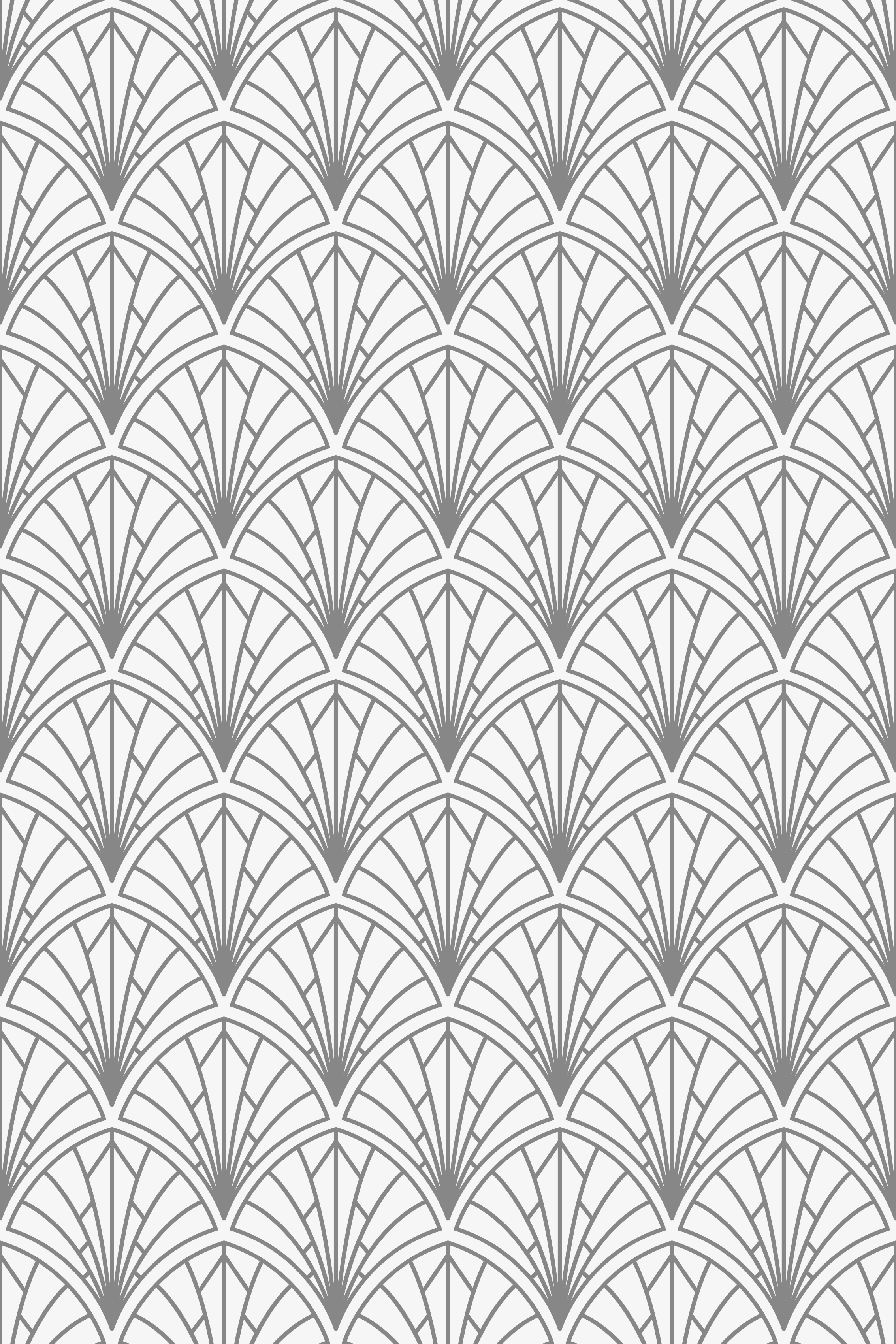 Rollo Fenster Elegant art déco graues muster - TenStickers
