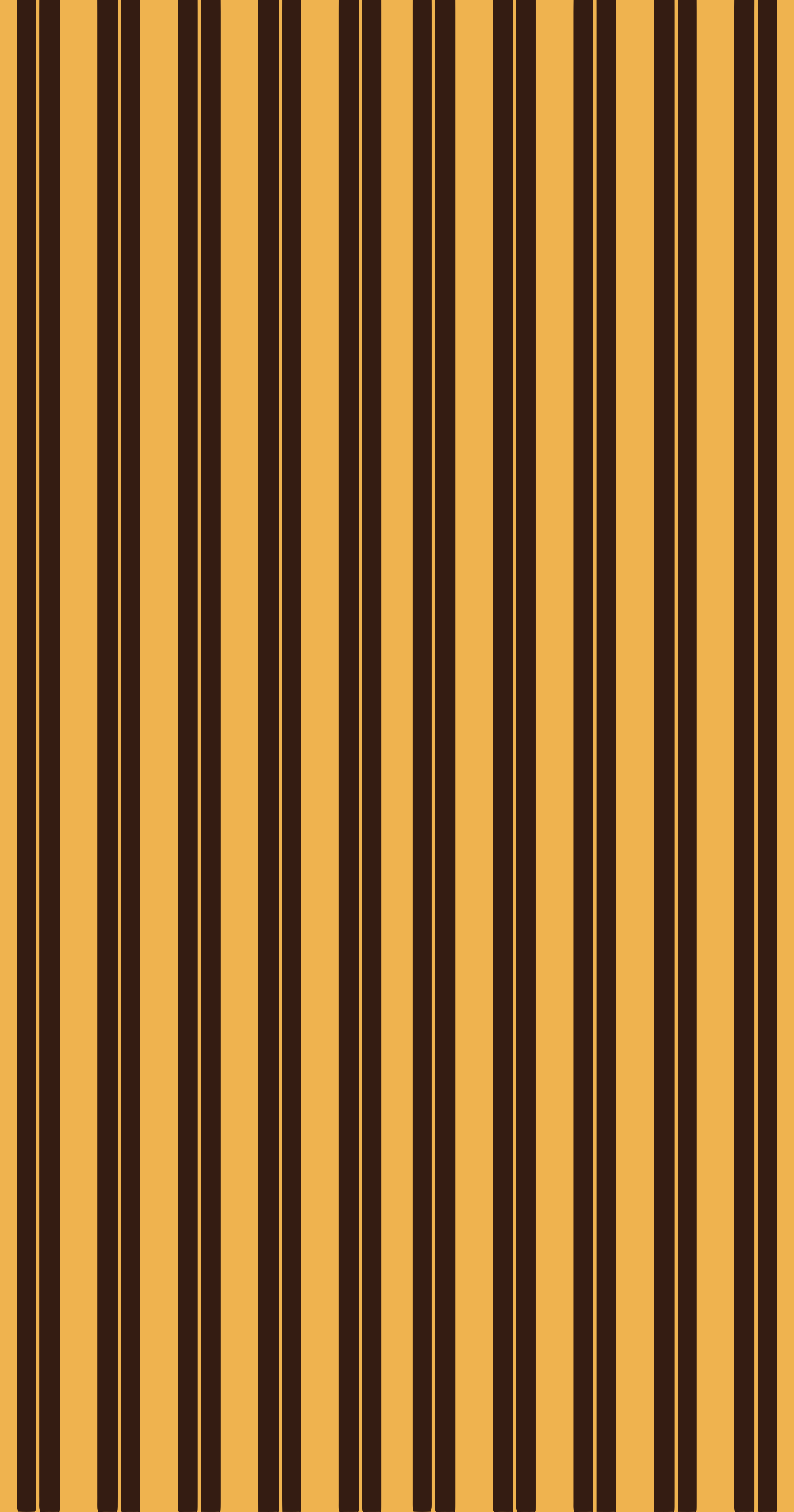 Mustard and black stripes elegant blind - TenStickers