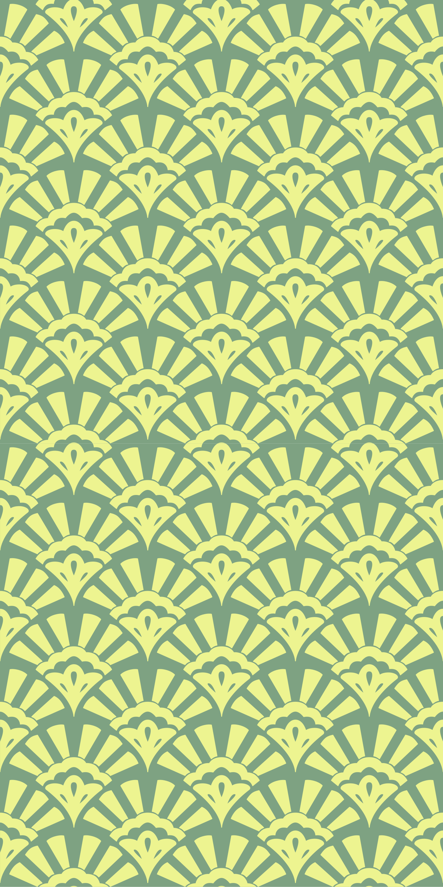Store vintage des années 70 de couleur citron - TenStickers
