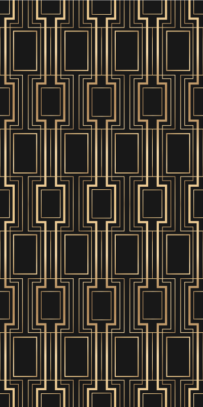 Geometric line motif elegant roller blind - TenStickers