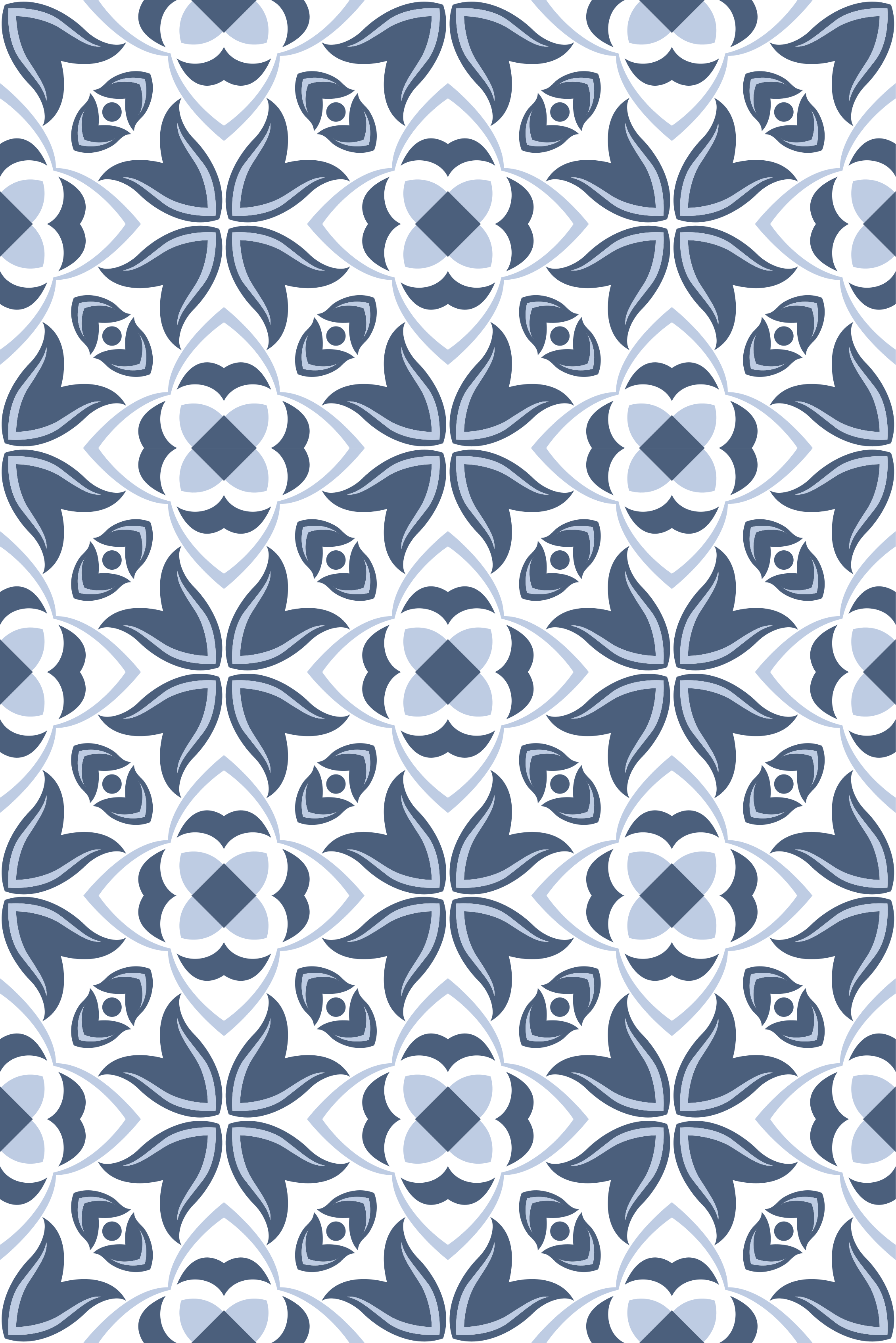Complex tile theme kitchen blind - TenStickers