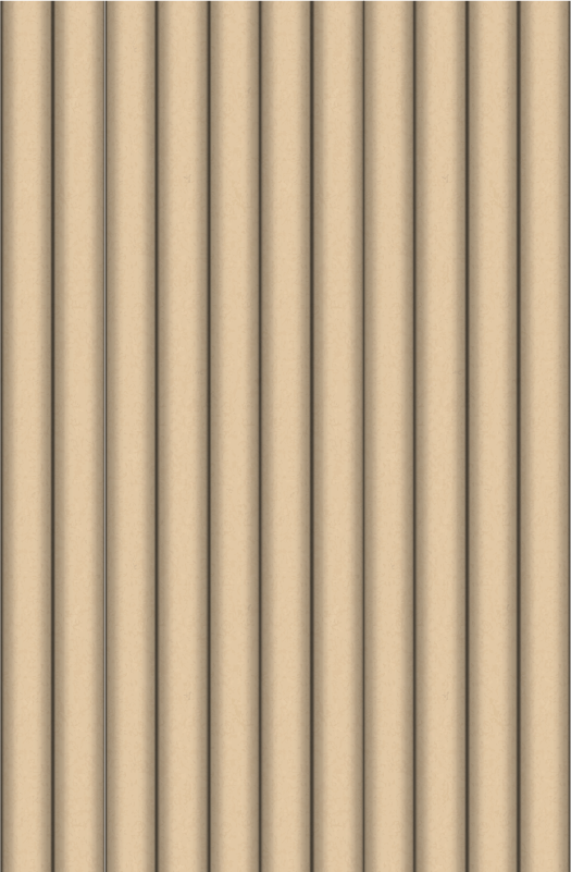 Rollo Fenster Muster beige vertikale lamellen - TenStickers