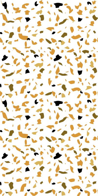 Brown and beige terrazzo texture and pattern blind - TenStickers