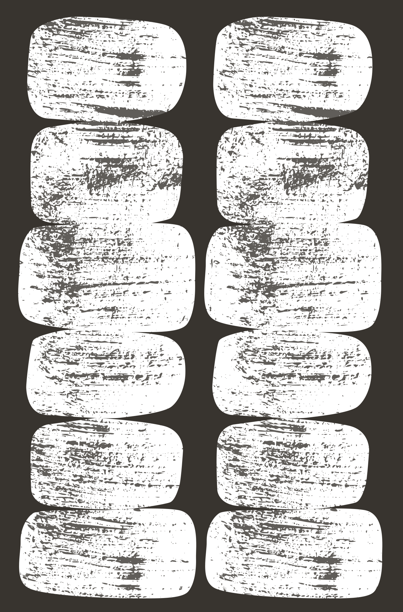 Abstract Brushstrokes pattern roller blind - TenStickers
