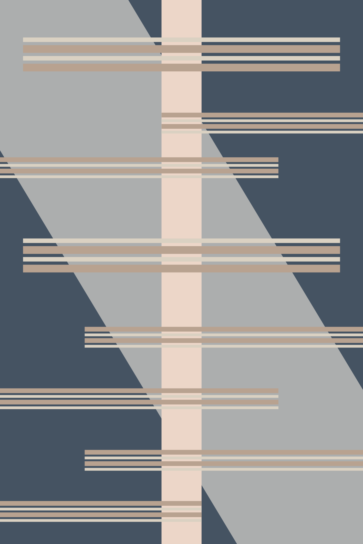 Téma geometrické linie Moderní roleta - TenStickers