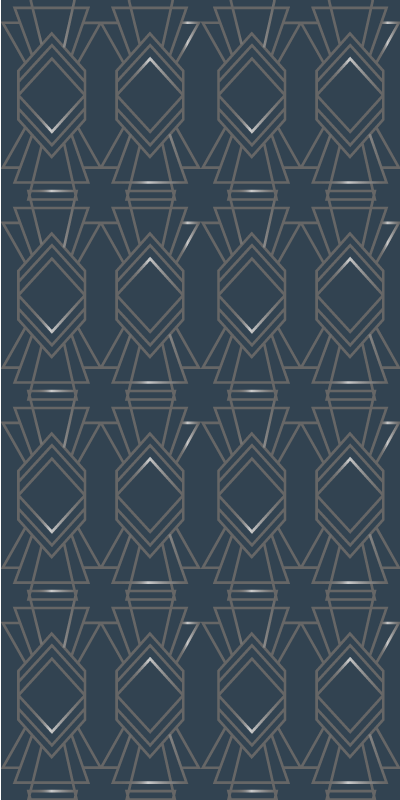 GEOMETRIC SHAPES PATTERN modern blind - TenStickers