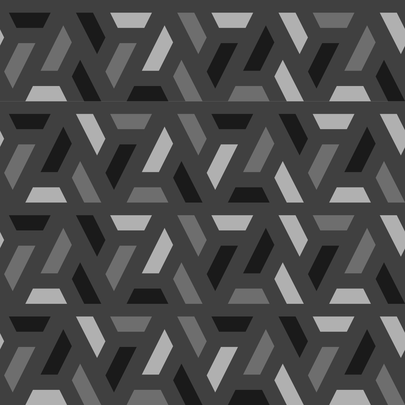 geometric triangles black tones Living room blind - TenStickers