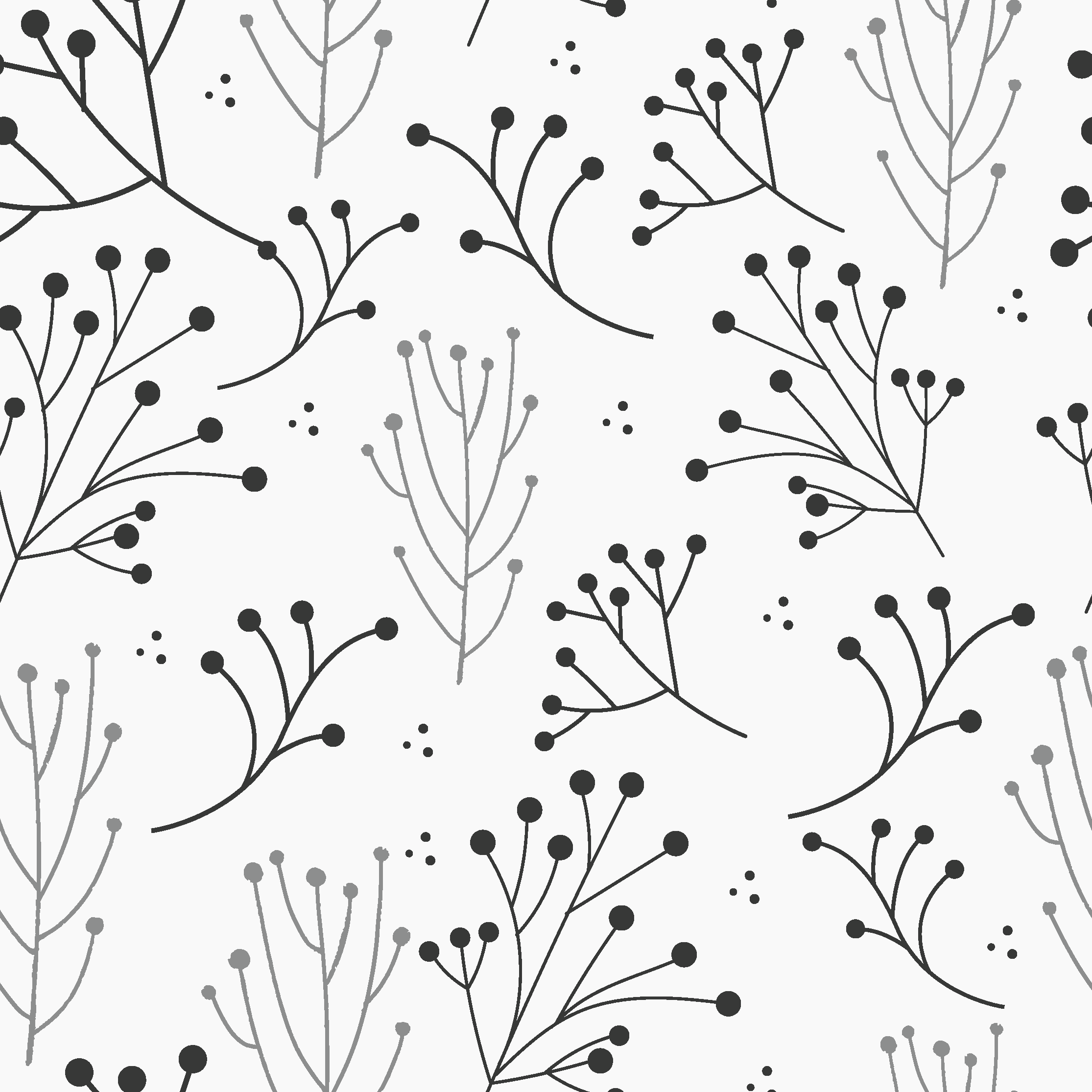 Rollo Fenster modern minimalistisch floral - TenStickers
