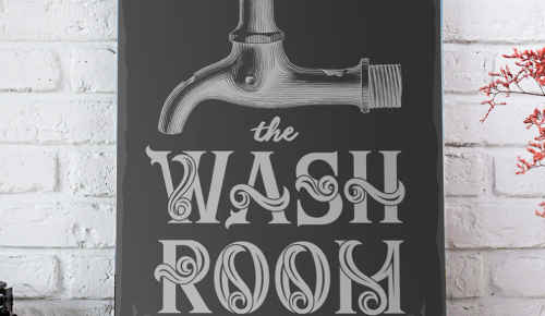 Quadros vintage para casa de banho 