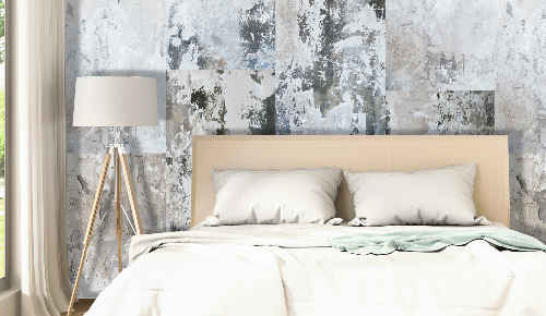Dormitorios con papel pintado en el cabecero: ideas y modelos