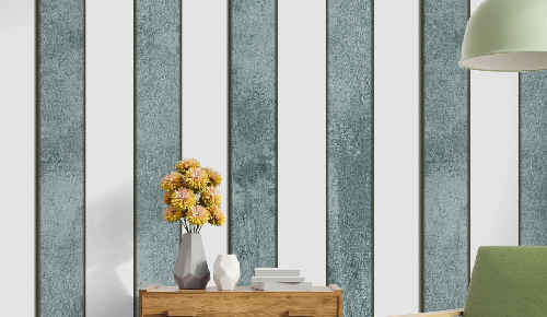 Papel pintado dormitorio gris para decorar - TenVinilo