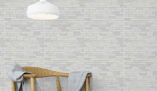 Papel pintado ladrillo gris