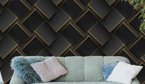 Perfect living room wallpapers - TenStickers