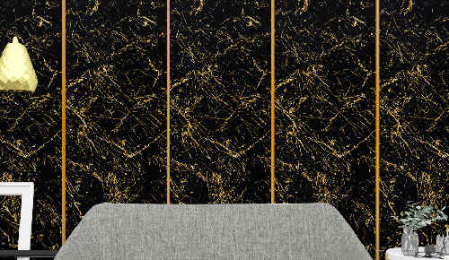 Emerald Green With Gold Marble Texture Wallpaper, Black With Golden Veins  Luxury Wallpaper, Peel and Stick Wallpaper -  Denmark