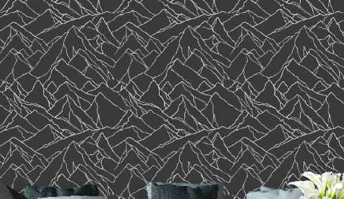 Landelijk behang voor slaapkamer 