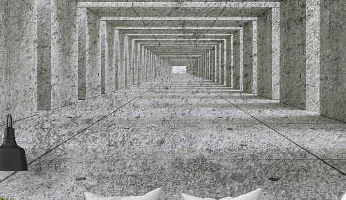 Fotomurales 3D para dormitorio