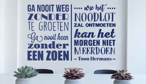 Stickers met beroemde citaten