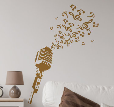 Coleção de vinis decorativos musica