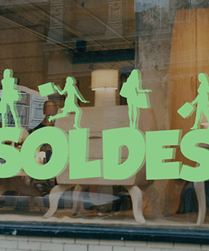 Collection stickers soldes d’été