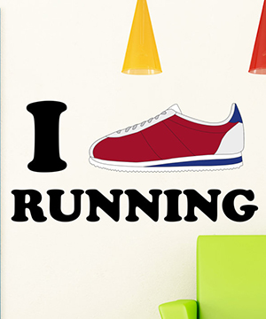 Collection stickers running