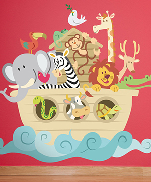 Animal wall stickers collection