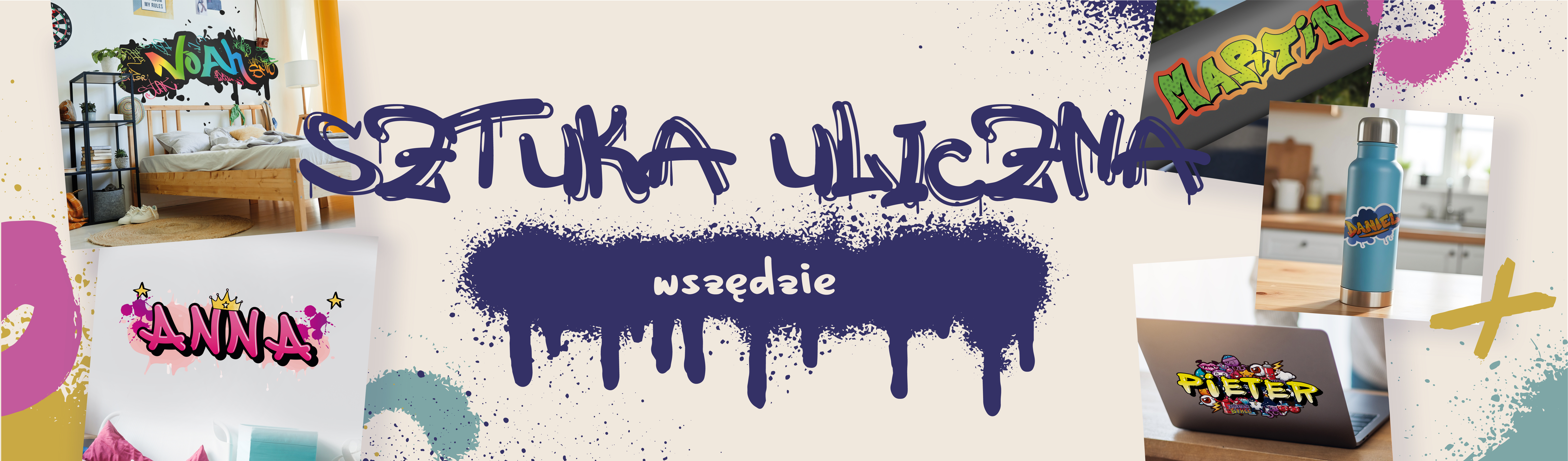 Personalizowane naklejki graffiti: