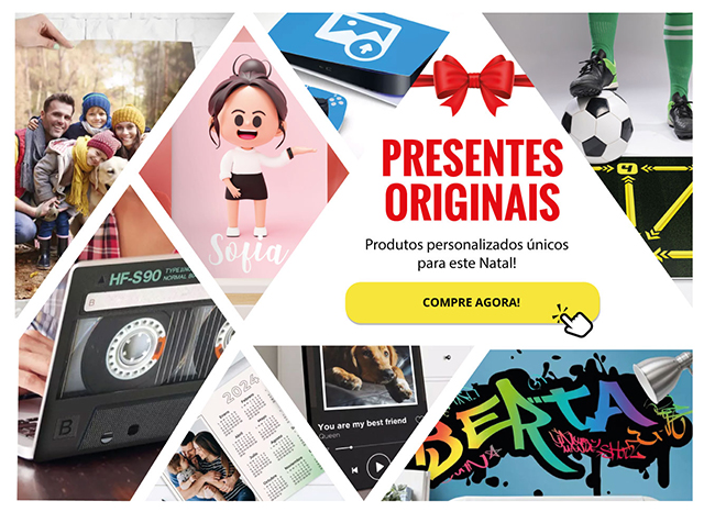 Quebra-cabeça Natal de Colagem de Fotos Verde Personalizada