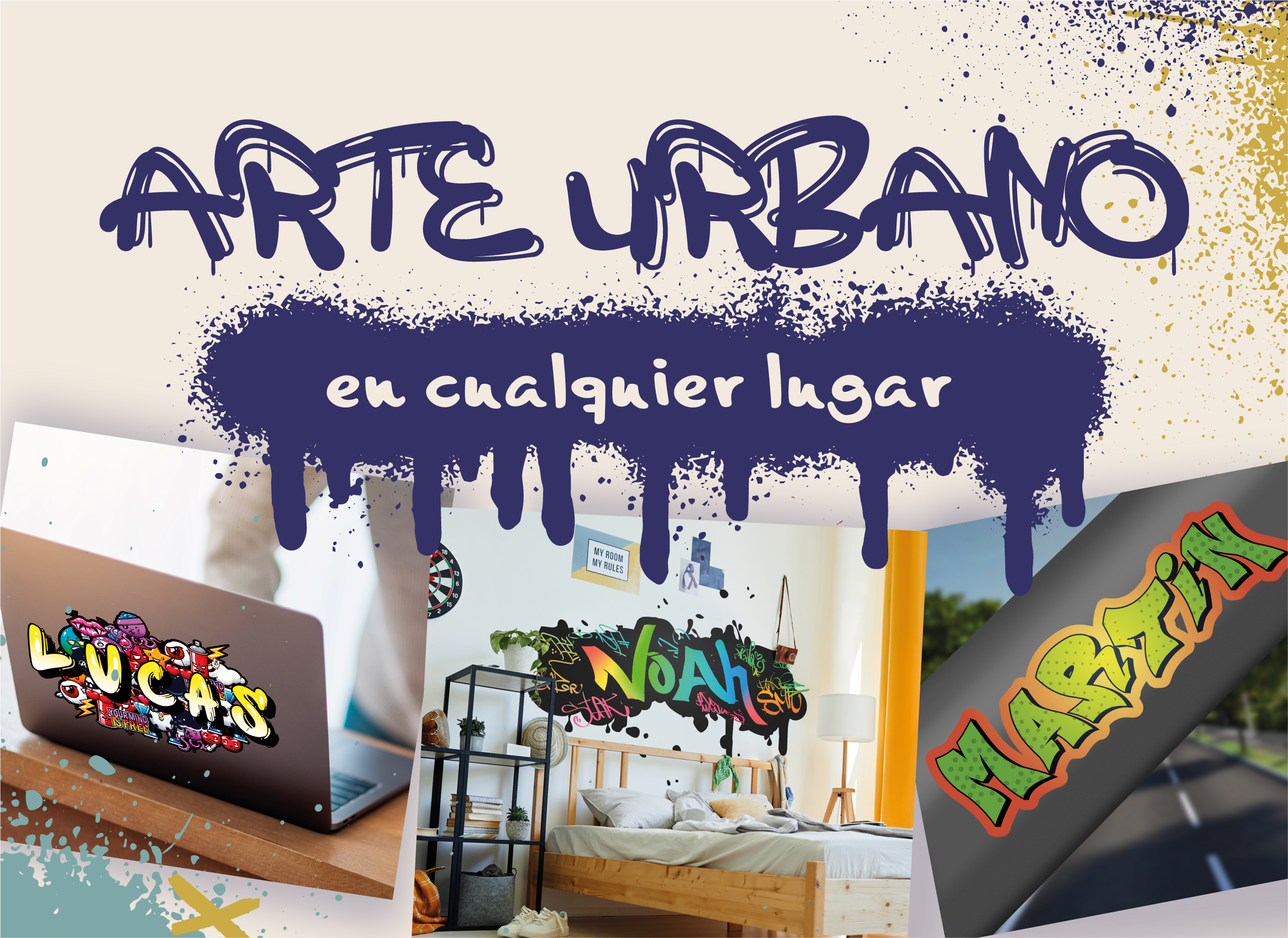 Vinilos de graffiti personalizados: