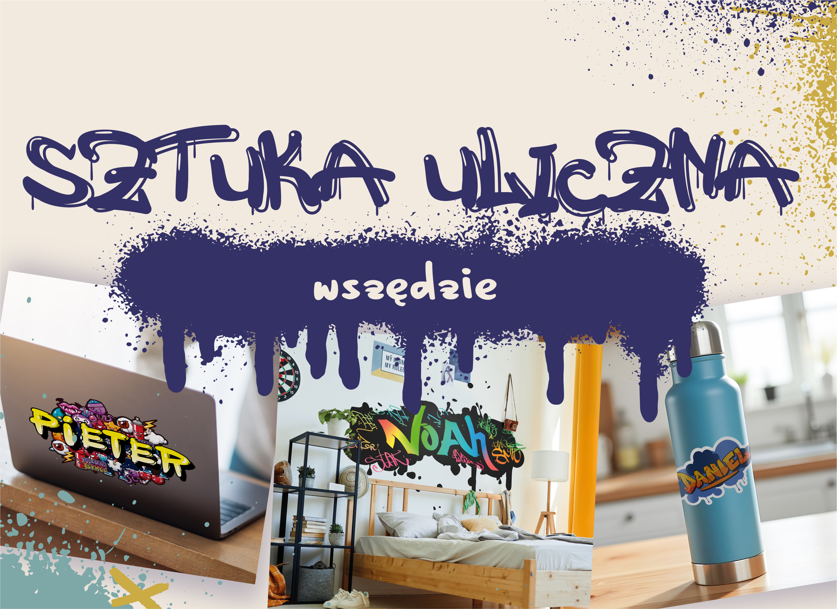 Personalizowane naklejki graffiti: