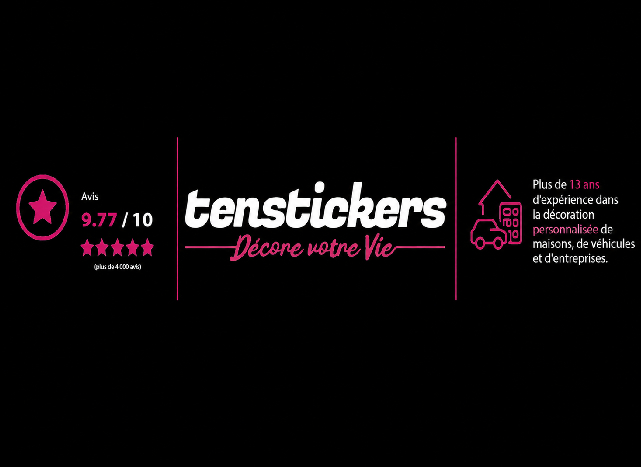 Tenstickers décore votre vie. Note 4.9/5 (plus de 4000 avis).