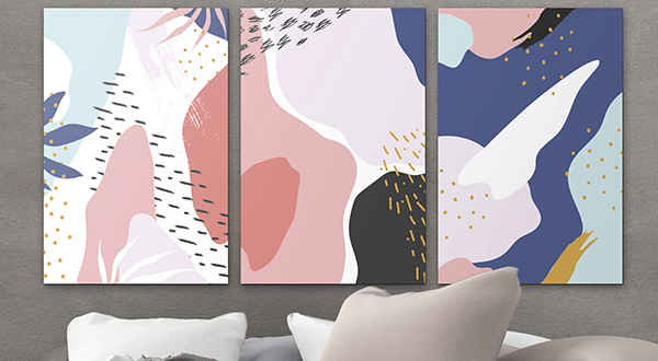 Abstract Canvas Wall Art