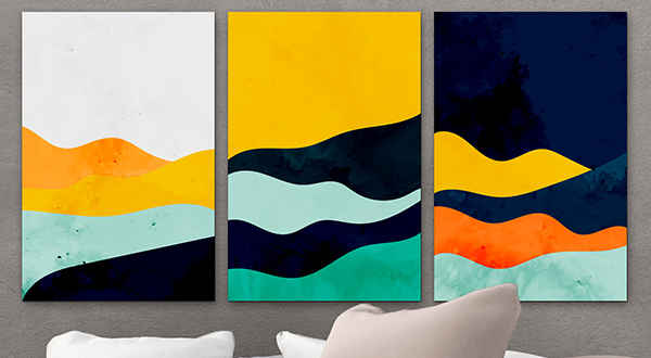 Abstract Canvas Wall Art