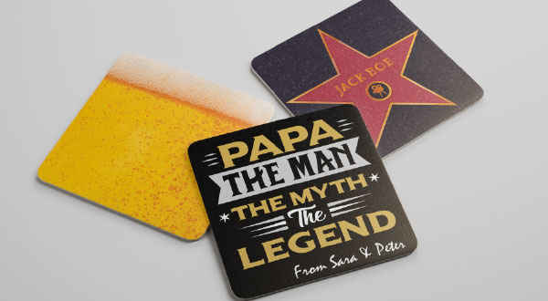 Sottobicchieri per la festa del papà