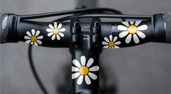 Nálepky na Bicykle
