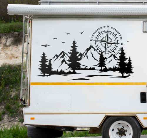 Caravan Stickers - Tenvinilo Caravan Stickers - Tenvinilo