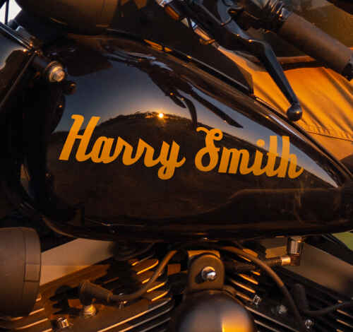 Motorbike and Helmet Stickers - Tenstickers