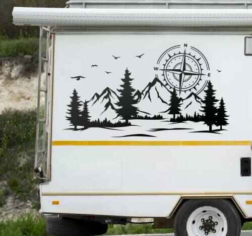 Autocollants camping-car - Tenstickers