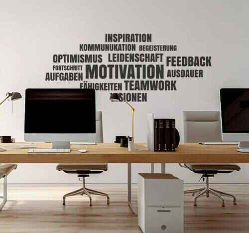 Wandtattoo Arbeitszimmer