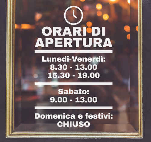 Adesivi Orario - Tenstickers