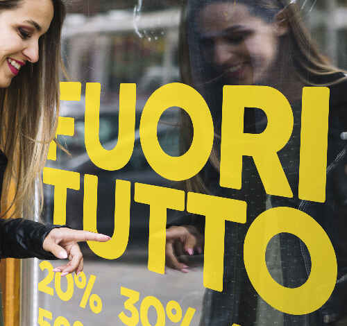 Scritte Saldi - Tenstickers