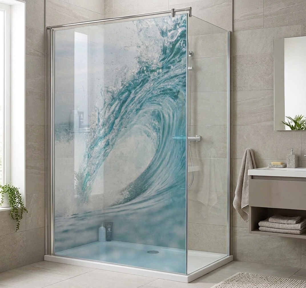Wasserfeste Folien für Dusche - Tenstickers Wasserfeste Folien für Dusche - Tenstickers