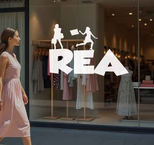 Shopping fönster dekaler Shopping fönster dekaler