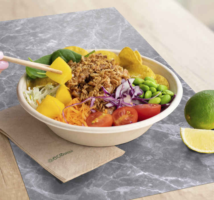 Tovaglietta personalizzata moderna Marmo