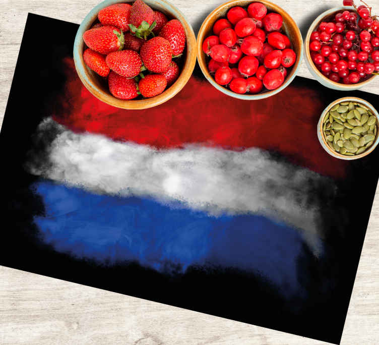 Hollandsk flag dækkeservietter - TenStickers