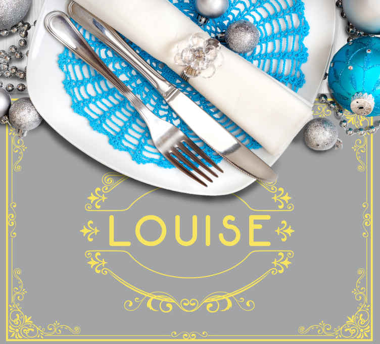 Tovaglietta americana originale Pantone con nome