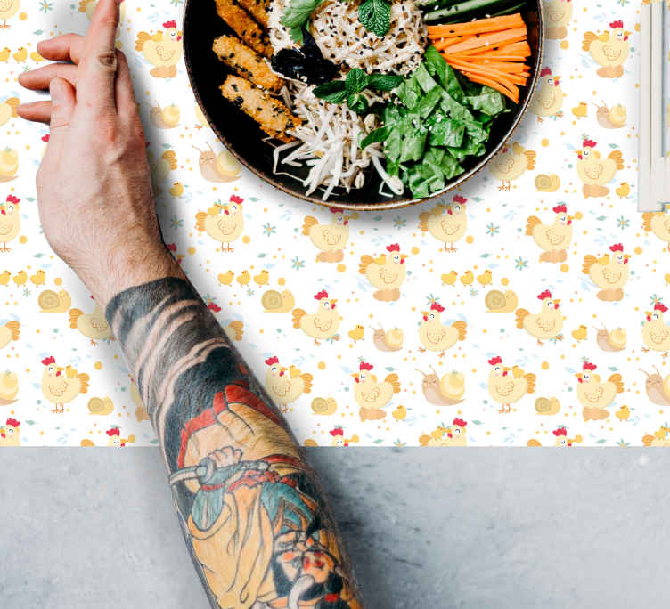 Tovaglietta personalizzata moderna Fattoria dei cartoni animati d