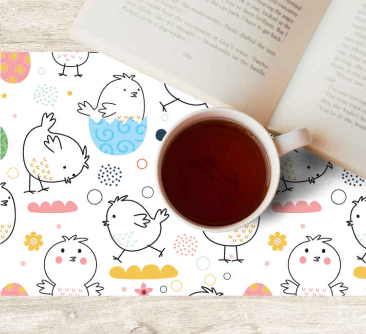 Children placemats with adorable bird designs - TenStickers